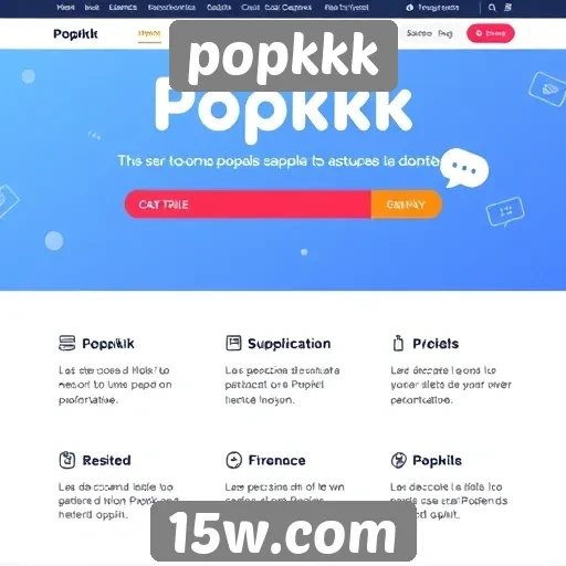 Análise das principais características do site popkkk